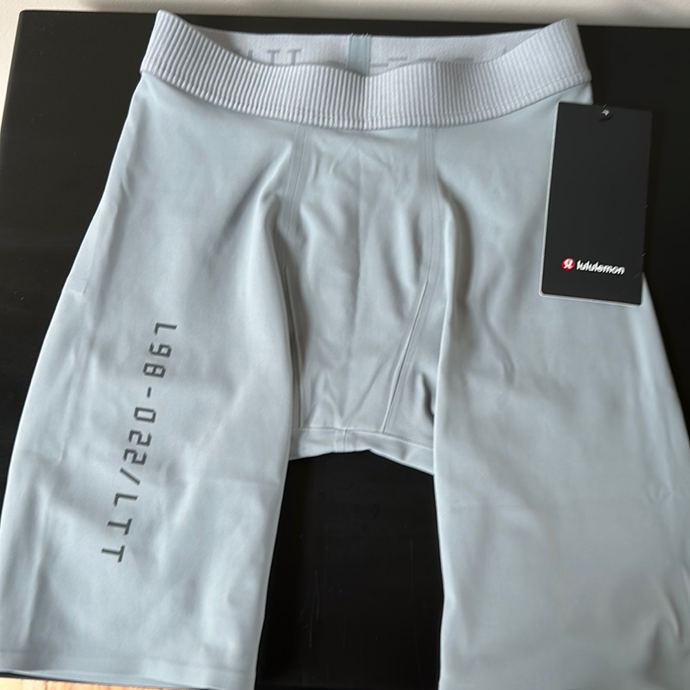Lululemon Athletica NWT men’s grey license to train half tight 9” size medium
